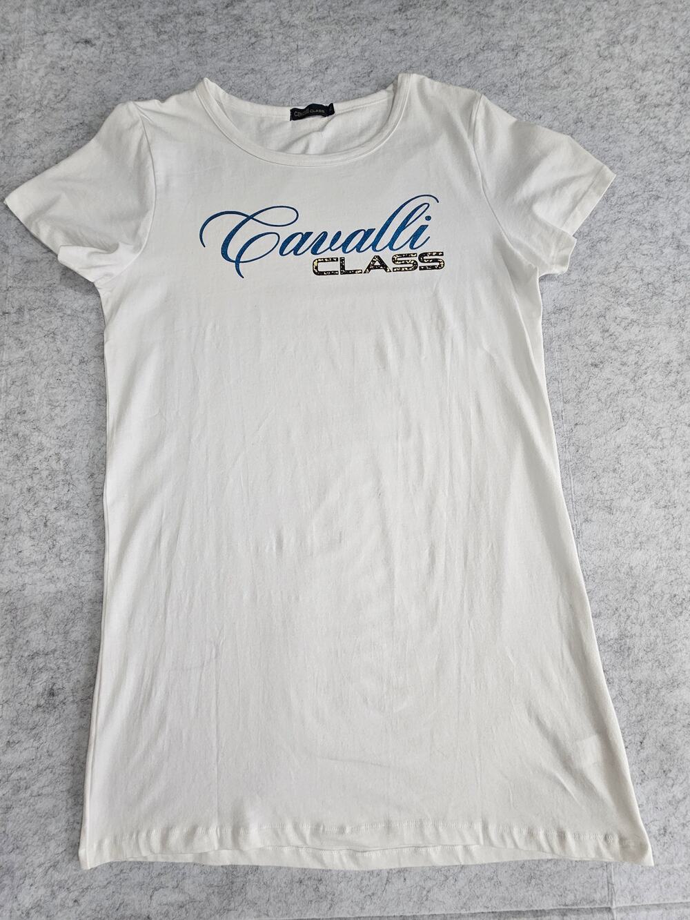 Cavalli Class T Shirt, Long,  Security Hologram Authenticity, Mens, Unisex Sz XL